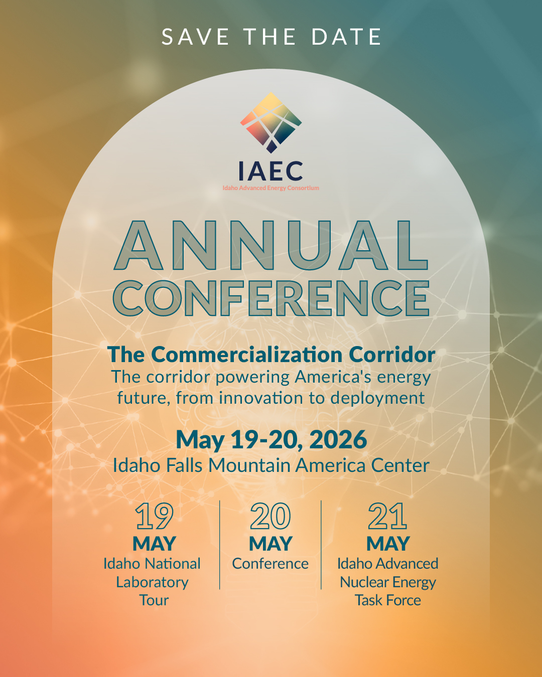 Save the Date Annual Conference Poster